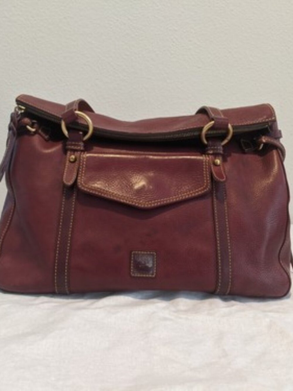Dooney & Bourke florentine smith bag  Plum